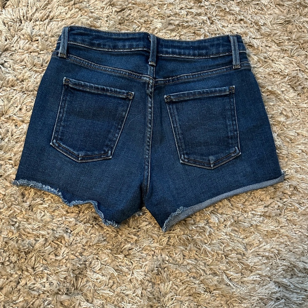 Just Black Dark Blue Jean Shorts